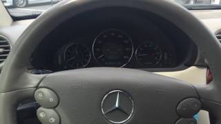 How to set the clock in a 20052009 Mercedes Benz CLK CLK350 or CLK500 [upl. by Ling736]