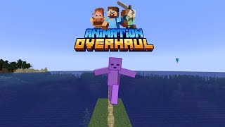 Exploring the Amazing Animation Overhaul Mod in Minecraft [upl. by Mendelson451]