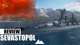 SEVASTOPOL 380mm mit Speedboost amp Superheal Stimmig  World of Warships  Review De 60fps [upl. by Casmey]