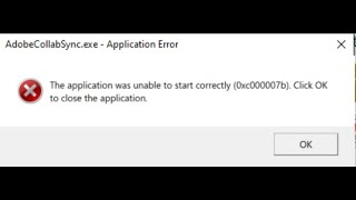 Fix AdobeCollabSyncexe application error 0xc000007b in Windows 11 [upl. by Elicul97]