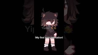 My first Animation🥳🥳Ft Gacha Club Cloreecapcut editing animation gacha Shorts [upl. by Airet21]