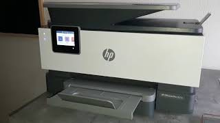 Test HP OfficeJet Pro 9010 [upl. by Zasuwa]