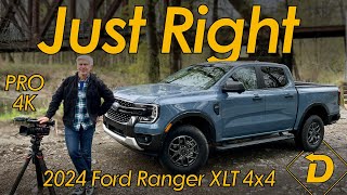 2024 Ford Ranger XLT 4x4 is RightSized Capability cars pickup ford automotive [upl. by Onfre]