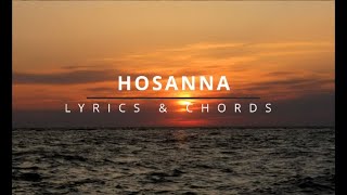 HOSANNA Lyrics amp Chords  Hillsong [upl. by Sneed]