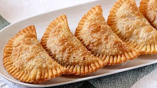 Masa de empanadillas para freír auténtica  Solo 3 ingredientes [upl. by Hamehseer528]