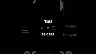 How To Convert Lb To Kg  MiKm iOS [upl. by Gweneth947]
