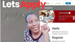 How To Apply At UNISA Step by Step Online Applications application [upl. by Sirovaj]