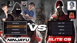 NINJAYU VS ELITE CS TIKTOK TERKENAL  LATIHAN KERAS UNTUK LAGA OFFLINE [upl. by Nordin]