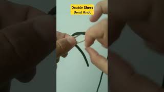 Double Sheet Bend Knot rope knot bushcraft camping survival [upl. by Cesaro]