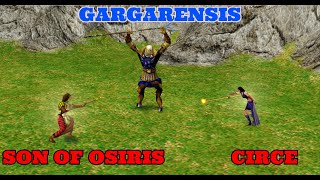 Age of Mythology Gargarensis vs Circe amp Son of osiris [upl. by Anoli581]