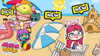 WOW 🏖 UPDATE IN AVATAR WORLD  NEW LOCATION  BEACH  BUGS AND SECRETS  PAZU  CuteAriWorld [upl. by Oona486]