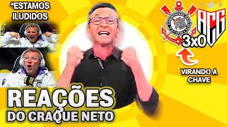 VENCEU E CONVENCEU OLHA COMO O CRAQUE NETO REAGIU A CORINTHIANS 3X0 ATLÉTICOGO PELO BRASILEIRÃO [upl. by Arocat]