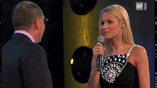 Michelle Hunziker im Talk mit Beni Thurnheer [upl. by Adiell]