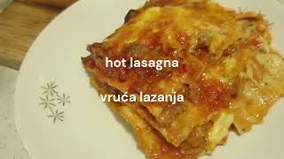 Lasagna with meat  Lazanja sa mesom  Pita [upl. by Akehsyt569]