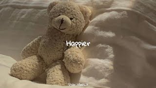 Happier lyrics Olivia Rodrigo trending music happier [upl. by Erlina294]