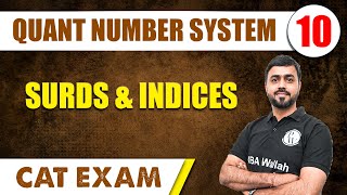 Surds And Indices l Quant Number System 10  CAT 2024 l MBA Wallah [upl. by Mahgirb351]