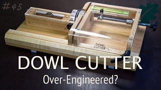 Overengineered Der Fabricium Dowel Cutter  so baust Du eine perfekte Dübel SägeVorrichtung [upl. by Llerrac]