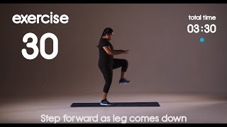 5 min Cardio for Beginners  No Equipment Home Workout  40 second 20 second Intervals [upl. by Kiele]