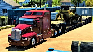 T600 Kenworth custom mod 140  ZEEMOD Engine  American Truck Simulator  Logitech G27 [upl. by Noed]