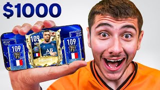 I Spent 1000 On FIFA Mobile [upl. by Ecydnak]