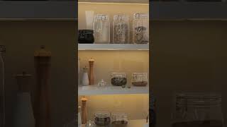 kitchen using lacquered glass kitchen viralvideo interiordesign interiordesign walkthrough 3d [upl. by Nylarahs]