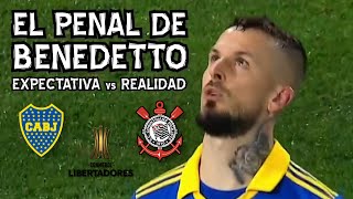 Penal de Benedetto al Corinthians  Expectativa vs Realidad [upl. by Strong184]