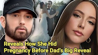 Eminem Daughter Shares Clever Way She Hid Pregnancy At Her Wedding  Hailie Jade  Brittany Ednie [upl. by Vivianna]