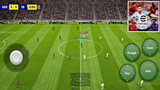 EFOOTBALL 2022 MOBILE  FIRST GAMEPLAY [upl. by Ehrenberg]