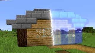 Minecraft  How To Build an INVISIBLE House [upl. by Kirk]