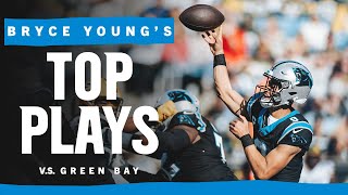 Bryce Youngs Best Plays From 312 Yard Game  Carolina Panthers [upl. by Irami813]