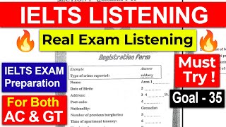 IELTS listening  ielts preparation listening practice test  ielts general listening practice test [upl. by Publea]