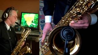 Hello  baritone saxophone  Runyon Quantum Delrin  19  Fibracell medium [upl. by Ailam626]