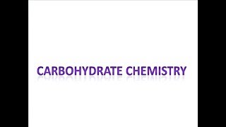 carbohydrate chemistry  lecture 1  introduction to carbohydrates [upl. by Anialad302]