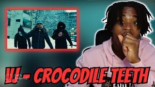 VJ Crocodile Teeth  REACTION FINNISH RAP [upl. by Ahsatel]