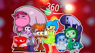 💎360ºVR Hilarious Moments amp Heartwarming Scenes  Inside Out 2 Comic Compilation [upl. by Pietro99]