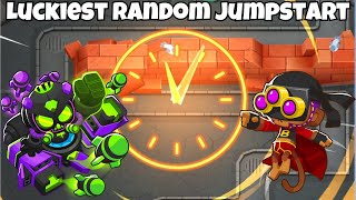 Luckiest Random JumpStart Ever Bloons TD Battles 2 [upl. by Ailak]