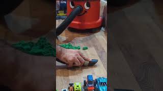 HENRY XL PLUS GOBBLES UP LEGO henryvacuum legoasmr cleaning hoovering [upl. by Fox]