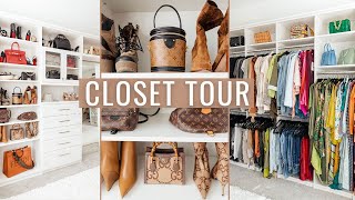 Closet Tour  Luxury Items  Everyday Essentials  JaLisaEVaughn [upl. by Soma376]