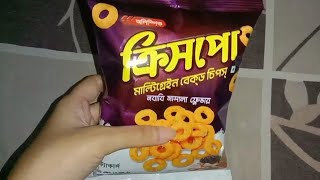 🤨Crispo chips 10tk bangladesh food review snacks [upl. by Eetsim]