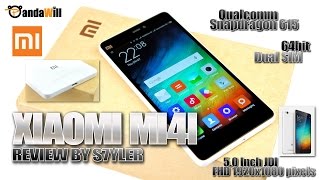 Xiaomi Mi4i Review 5quot FHD JDI screen 4G Dual SIM Snapdragon 615 Octa Core 64bit MIUI 6 [upl. by Idham]