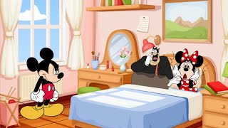 MICKEY CATCHES MINNIE MOUSE SLEEPING WITH PETE [upl. by Ynaitirb]