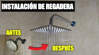 INSTALACIÓN Y CAMBIO DE TUBO DE REGADERA PARA BAÑO [upl. by Michale]