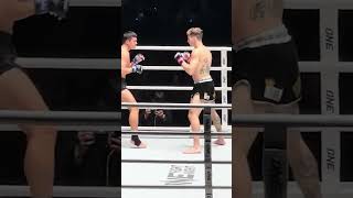 Tactical Demolition from Nico Carrillo 🥊 nicocarrillo muaythai onechampionship [upl. by Naillimixam]