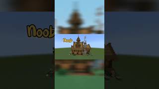 Noob vs Pro vs Hacker minecraft houses minecraft minecraftgamer gameplay minecraftshorts [upl. by Vedetta]