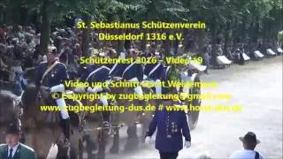 20160717 Schützenfest Düsseldorf Video 19 IGDS Fahnen Abordnung YT [upl. by Ative]