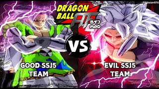 Dragon Ball AF BT3 MOD  GOOD Super Saiyan 5 VS EVIL Super Saiyan 5 [upl. by Lizzy]