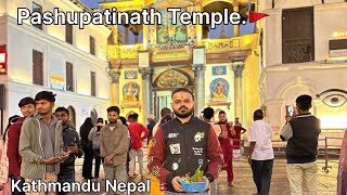 Kathmandu m Pashupatinath Ji k darshan ho gye 🚩 nepal temple kathmandu explorepage dailyvlog [upl. by Bethesde]