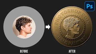 How To Make a Realistic Coin In Photoshop [upl. by Mattland924]