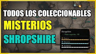 Todos los Misterios  Coleccionables Shropshire  Assassins Creed Valhalla [upl. by Auqinom]