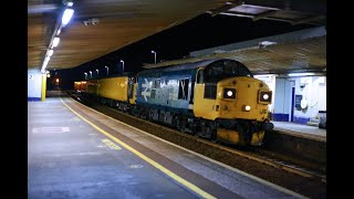 37025 passing Dawlish on 3Q50 Network Rail Test Train 010920 [upl. by Camm287]